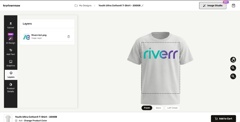 Buyer customizer on mobile
