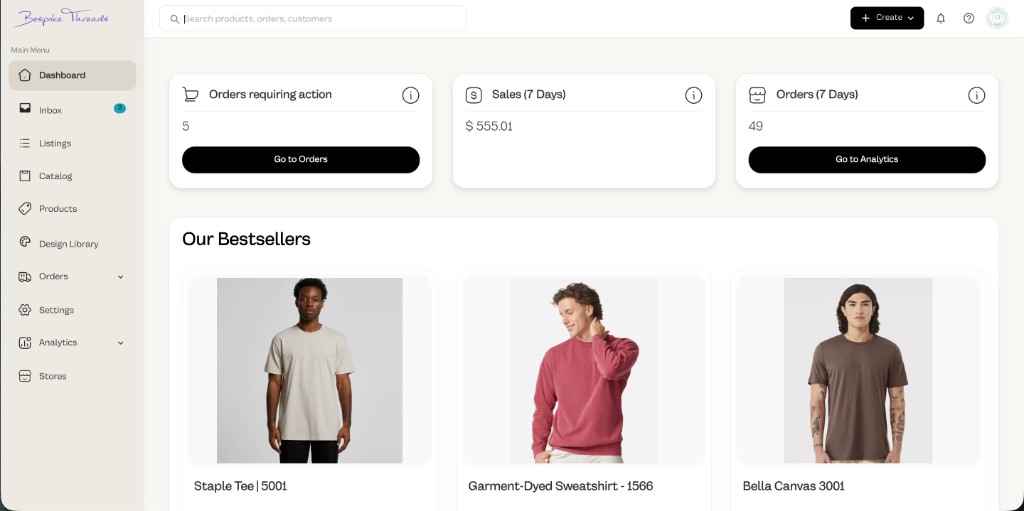 Clients connect channels and create products — without your admin team